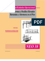 Normas de Seguridad Industrial-NEO-38 Plataforma y Pasillos Elevados, Barandas y Aberturas