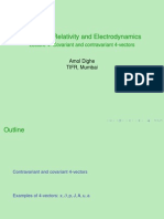 Module II: Relativity and Electrodynamics: Lecture 4: Covariant and Contravariant 4-Vectors