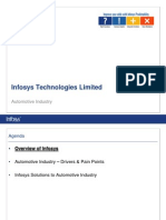 Infosys Technologies Limited: Automotive Industry