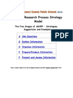 AGOPP - Research Process Strategy Model: The Five Stages of AGOPP - Strategies, Suggestions and Examples