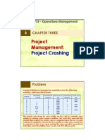 3 Project Management Project Crashing