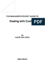 (Manager's Pocket Guide Series) Lois B. Hart-The Manager's Pocket Guide To Dealing With Conflict (Manager's Pocket Guide Series) - HRD Press (1999)