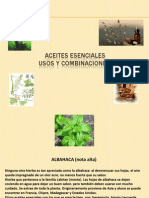 Aceites Esenciales Usos y Combinaciones PDF