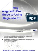 MagicInfo Pro - Guide To Using MagicInfo Pro PDF