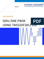 50hz Sine PWM Using Tms320f2812 DSP