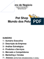 Plano de Negócio - Mundo Dos Peludos