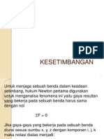 Fisika Dasar - Kesetimbangan Benda Tegar