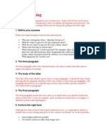 Letter Writing PDF