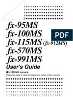 Casio fx-570MS Manual