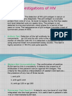 Specific Investigations of HIV Infections 1