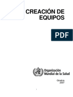 Creación de Equipos