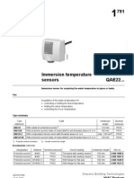 Immersion Temperature Sensors