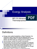 Exergy Analysis