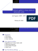 Linear Statics Fem Hand Out