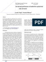 PP 58-62 Effect of Depth Ratio On The Thermal Performance of Double Flow Packed Bed Solar Air Heater Satendra