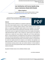 American Customer Satisfaction Model (ACSI Model)