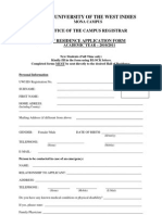 Hall Application Form PDF