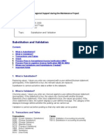 MM IV Validation and Substitution in Invoice Verification