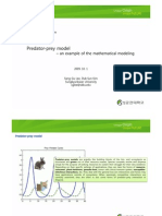 Predator-Prey Model: - An Example of The Mathematical Modeling