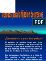 Metosdos de La Fijacion de Precios