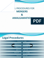 Legal Procedures For: Mergers & Amalgamation