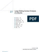 Chapter 27: Large Sliding Analysis of A Buckle