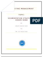 Market Segmentation of Askari Bank 