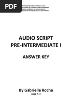 AUDIO SCRIPT Pre-Inter 1 Answer Key