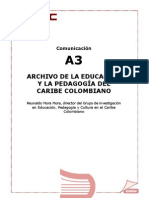 La Educacion y La Pedagogia Del Caribe Colombiano Reynaldo Mora