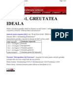 Greutatea Ideala