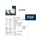 AC&M Power Transducers