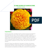 Importance and Scope of Floriculture