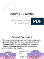 Derma Report Contact Dermatitis