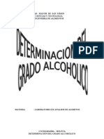 Informe de Grado Alcoholico