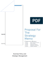 C10 Strategy Memo Proposal