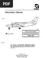CessnaCaravanII F406 POH 1986