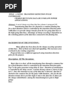 A Novel Transition Detection Pulse Controlled Charge Recycling Data Bus For Low Power Applications.