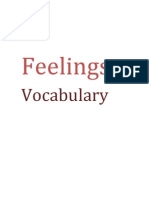 Feelings:: Vocabulary