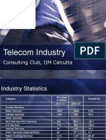 Telecom Industry: Consulting Club, IIM Calcutta