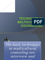 Techniques Multicultural Counseling