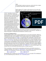 Precession of The Earth