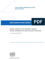 Discussion Paper Series: Some Aspects of Recent Trade Developments in South-East Europe