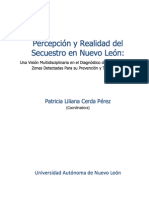 Percepción y Realidad Del Secuestro en Nuevo León (Cerda, 2013)