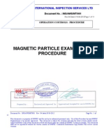 Magnetic Particle Examination Procedure: International Inspection Services LTD