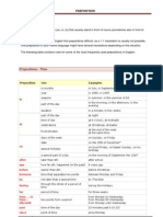 Preposition Grade 4 Elementary