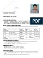 Curriculum Vitae: Career Objectives