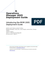 Microsoft Operations Manager 2005 Deployment Guide