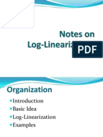 Notes On Log-Linearization