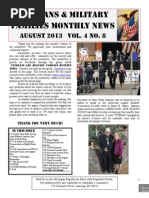 Veterans & Military Families Monthly News-August 2013