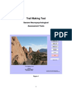 Trail Making Test Manual PDF